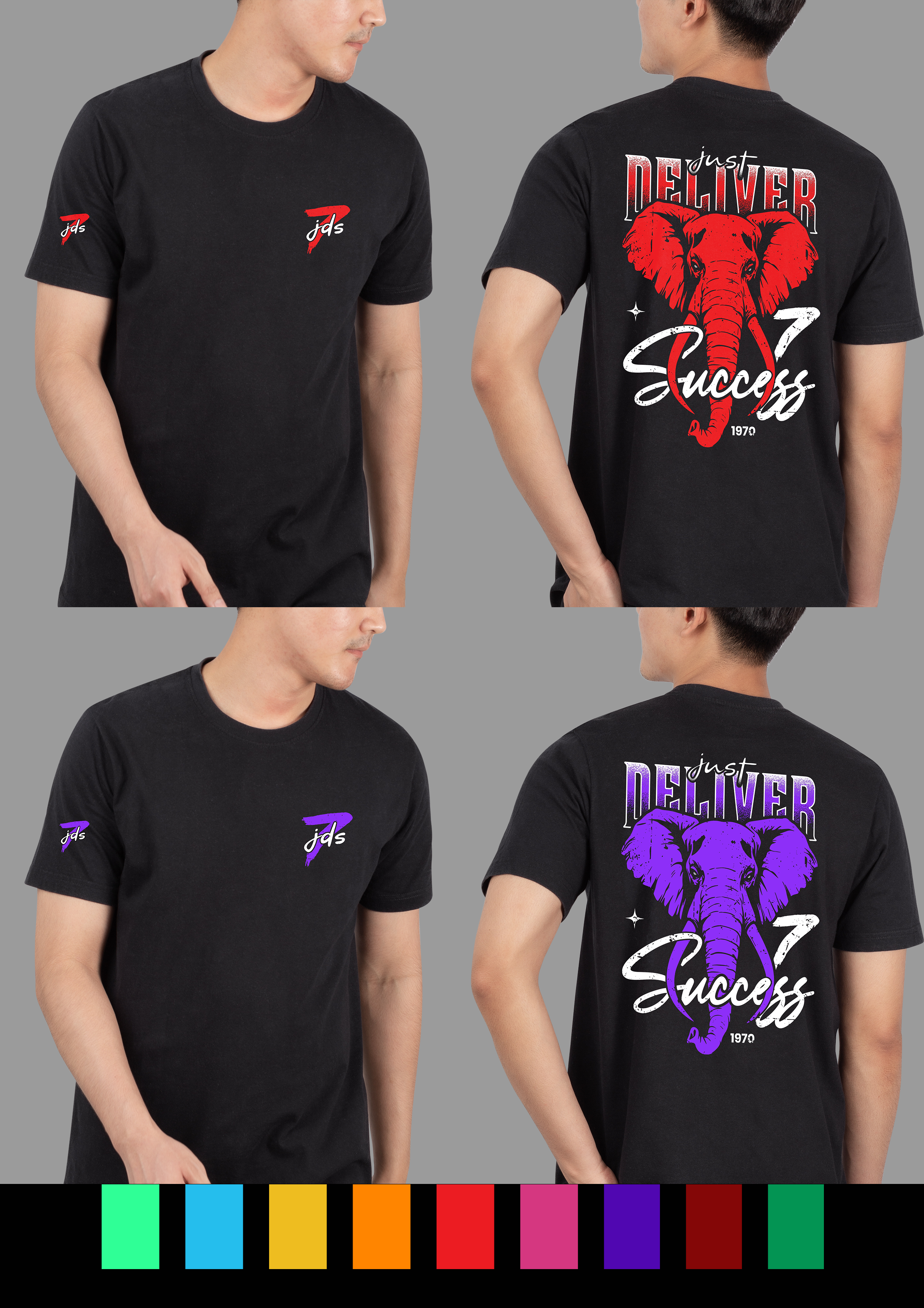 T-shirt Design by Karim Craft for JDS- just deliver success  | Design #36181186