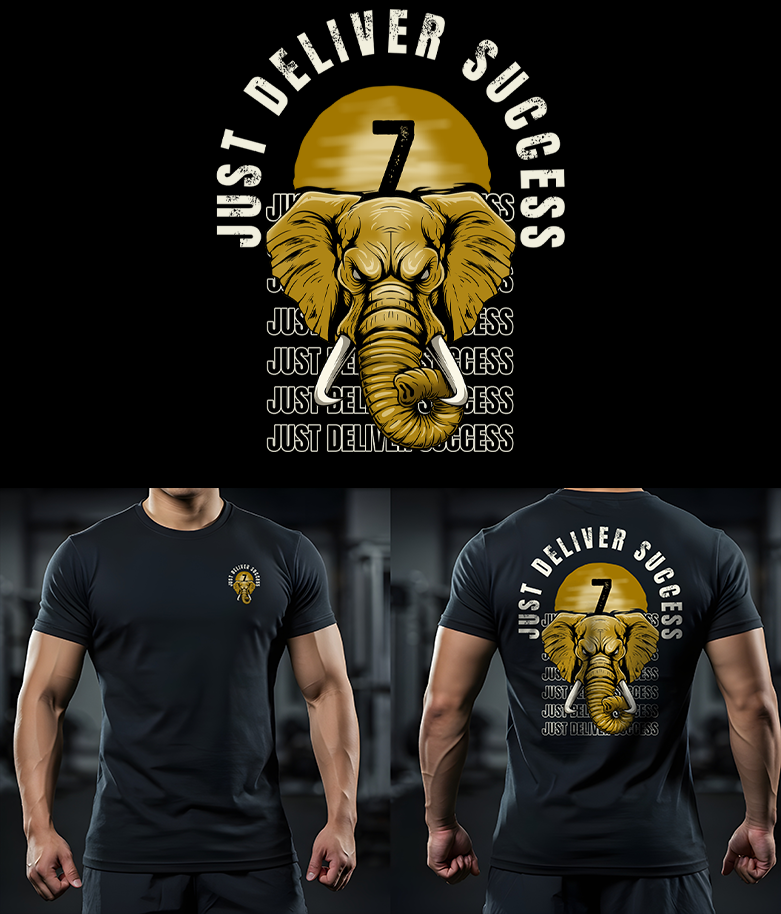 T-shirt Design by Fortunate Studio for JDS- just deliver success  | Design #36150988