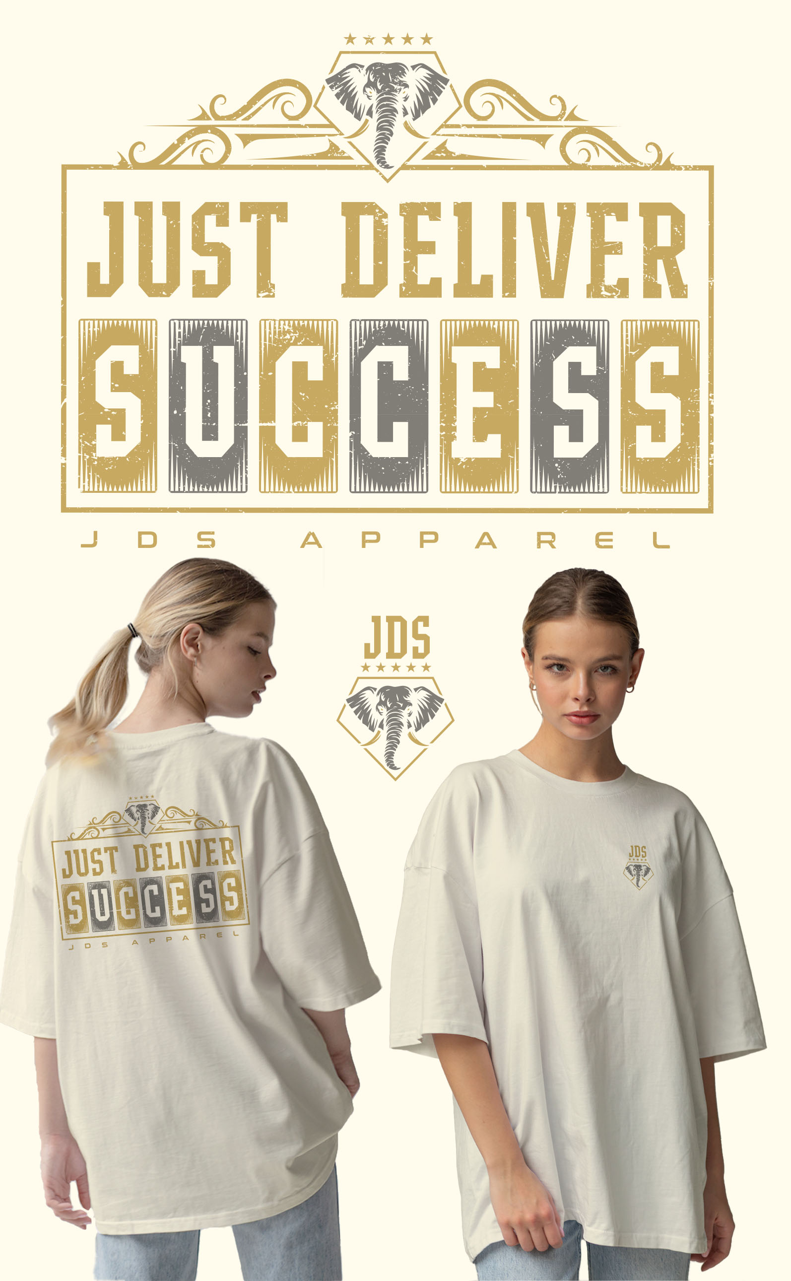 T-shirt Design by KickArt for JDS- just deliver success  | Design #36159561