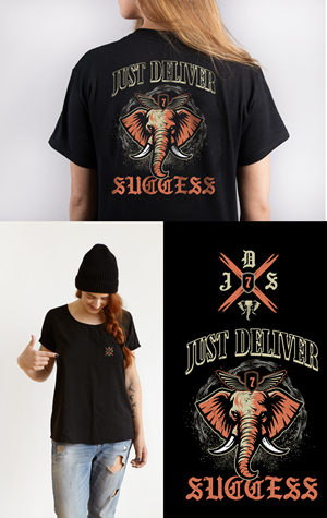 T-shirt Design by KickArt for JDS- just deliver success  | Design: #36171557