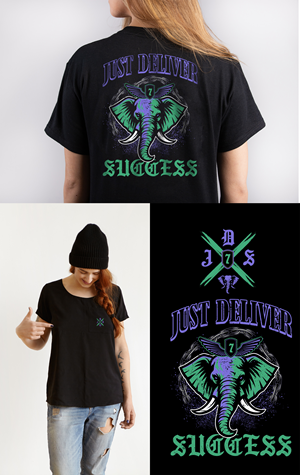 T-shirt Design by KickArt for JDS- just deliver success  | Design: #36171558