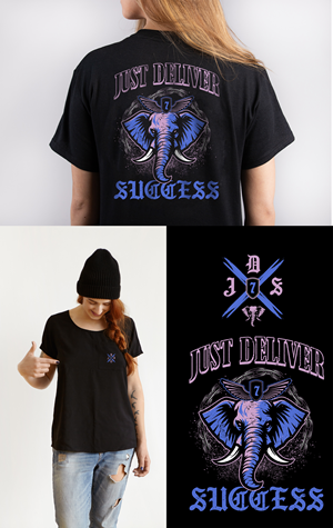 T-shirt Design by KickArt for JDS- just deliver success  | Design: #36171559