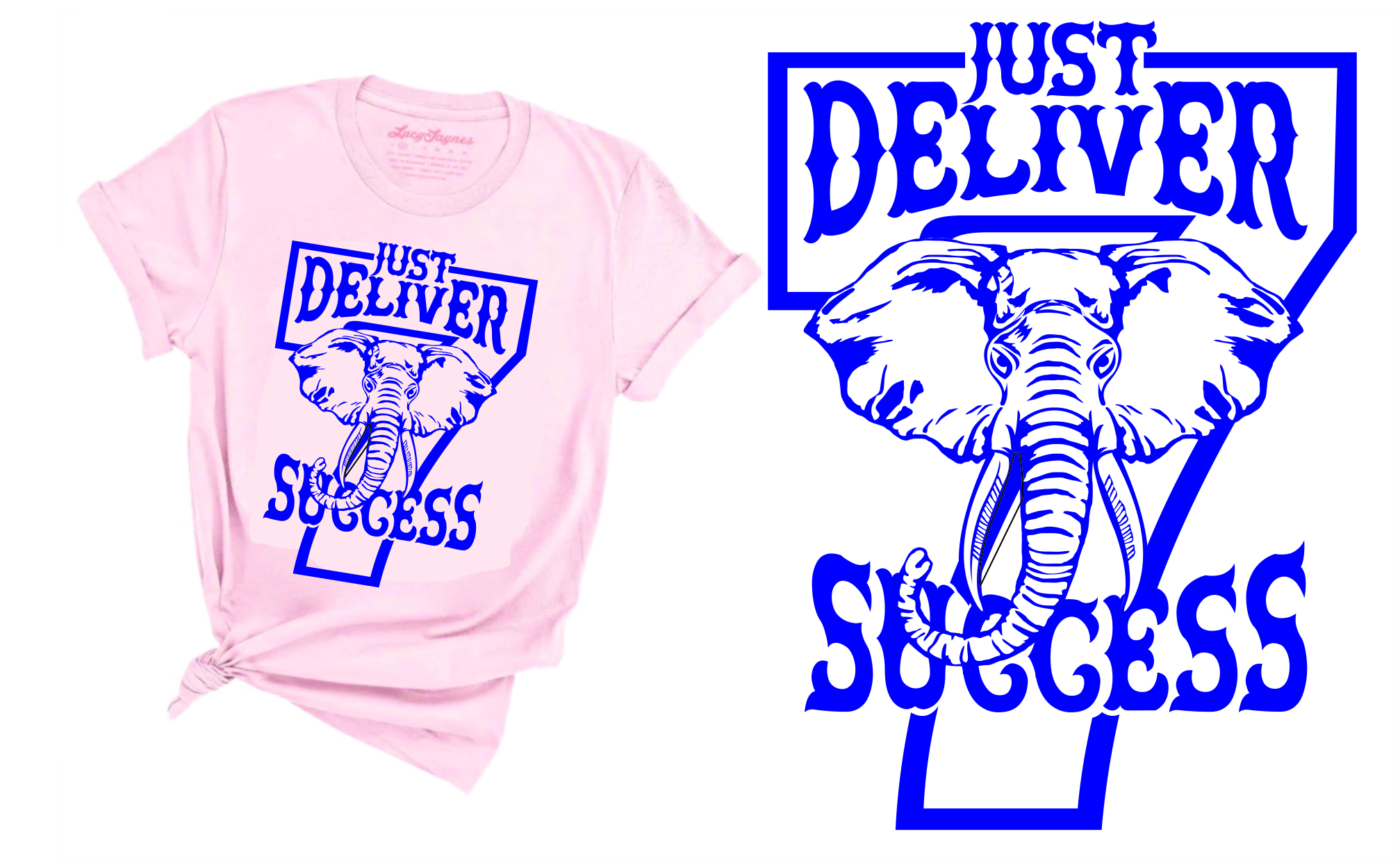 T-shirt Design by Den Bagus for JDS- just deliver success  | Design #36187141