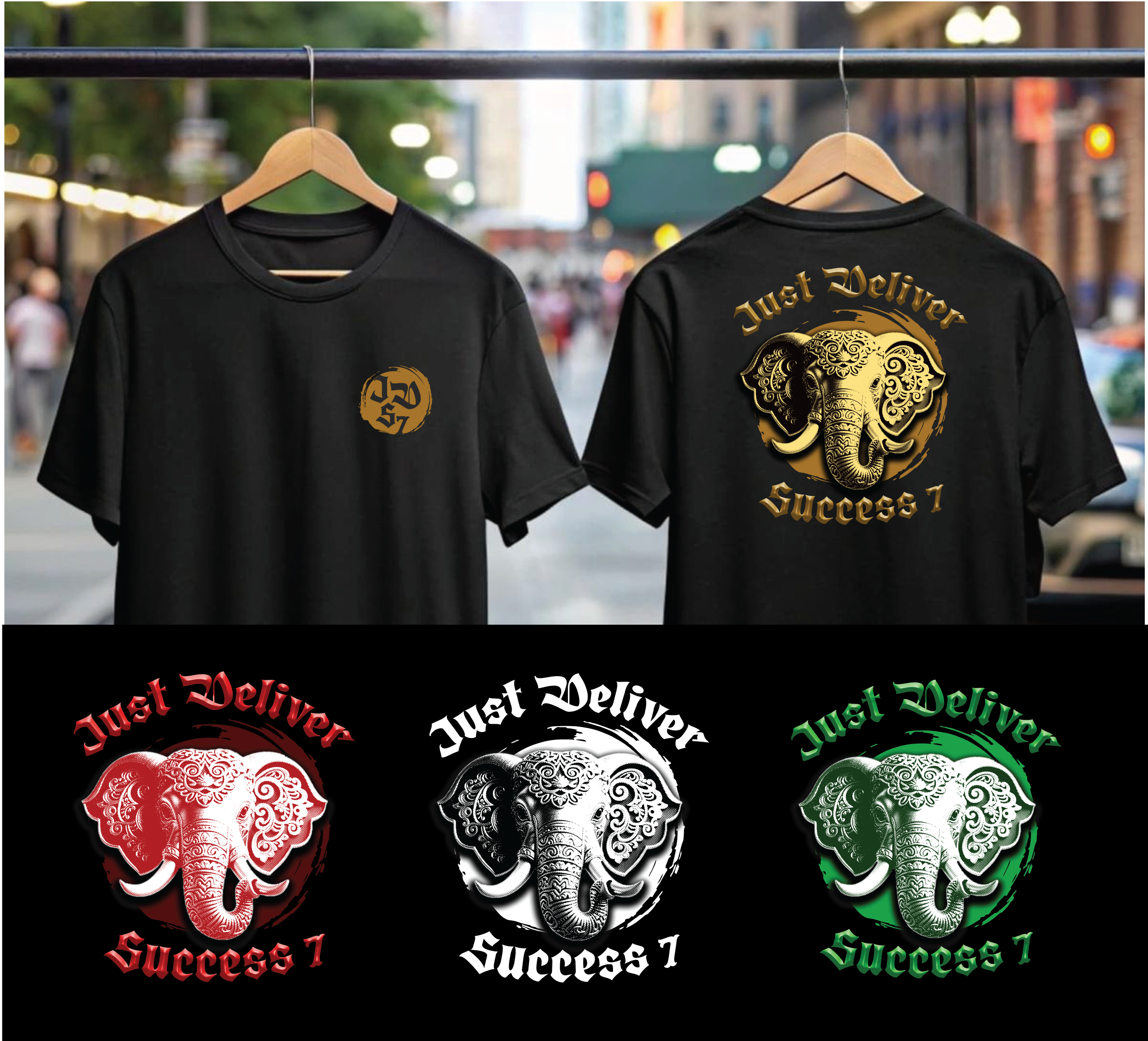 T-shirt Design by tyaz 2 for JDS- just deliver success  | Design #36155096