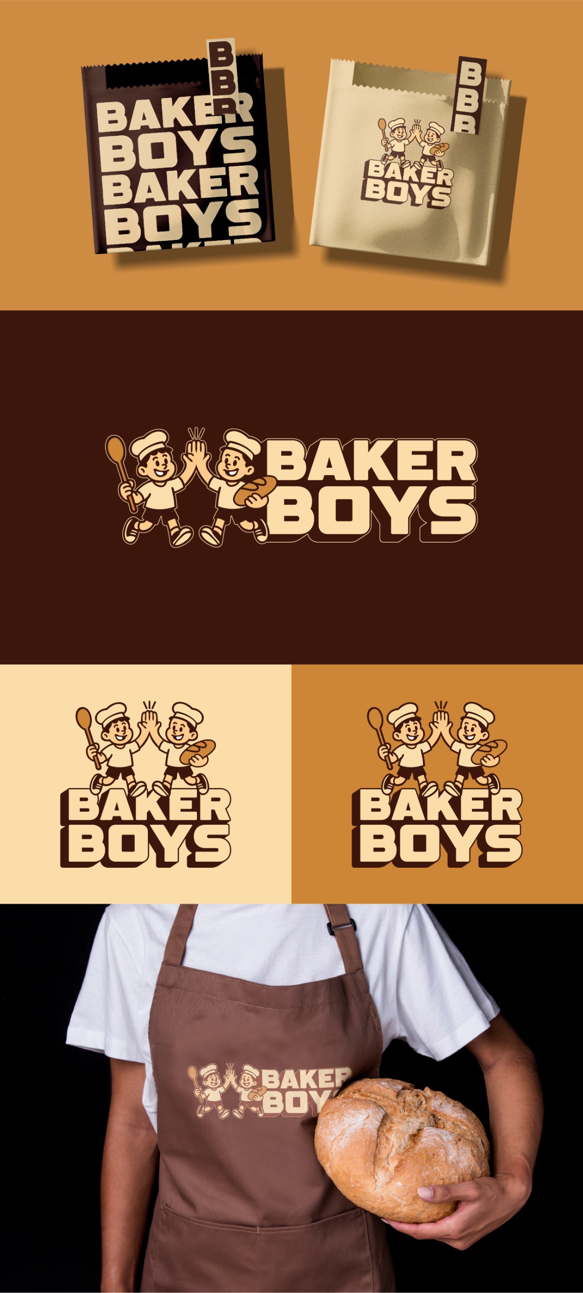 Logo Design by PixelUP Graphics for Baker Boys | Design #36140744