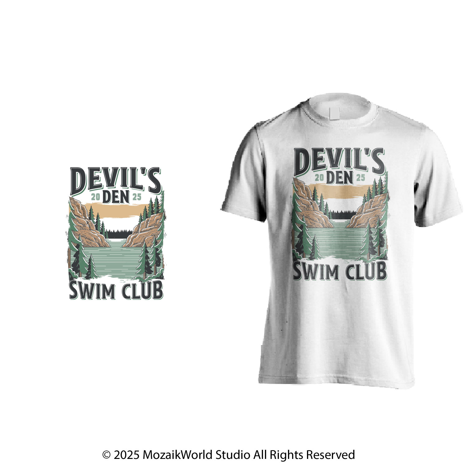 T-shirt Design by Mozaikworld Studio for this project | Design #36158140