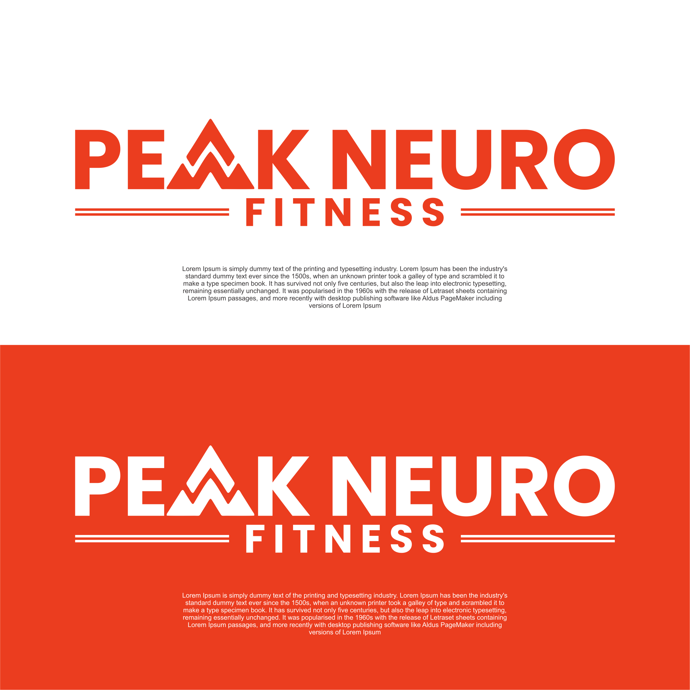Logo Design by diego costa for Peak NeuroFitness | Design #36152269