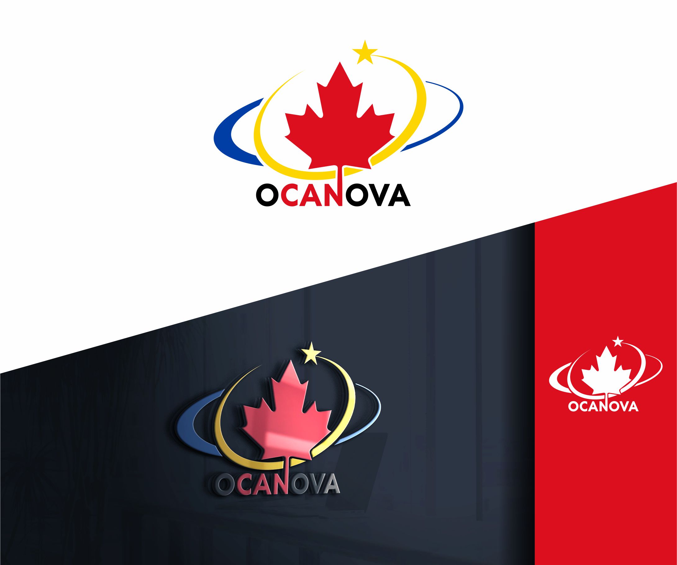 Logo Design by alkaline for Ocanova Inc | Design #36145754