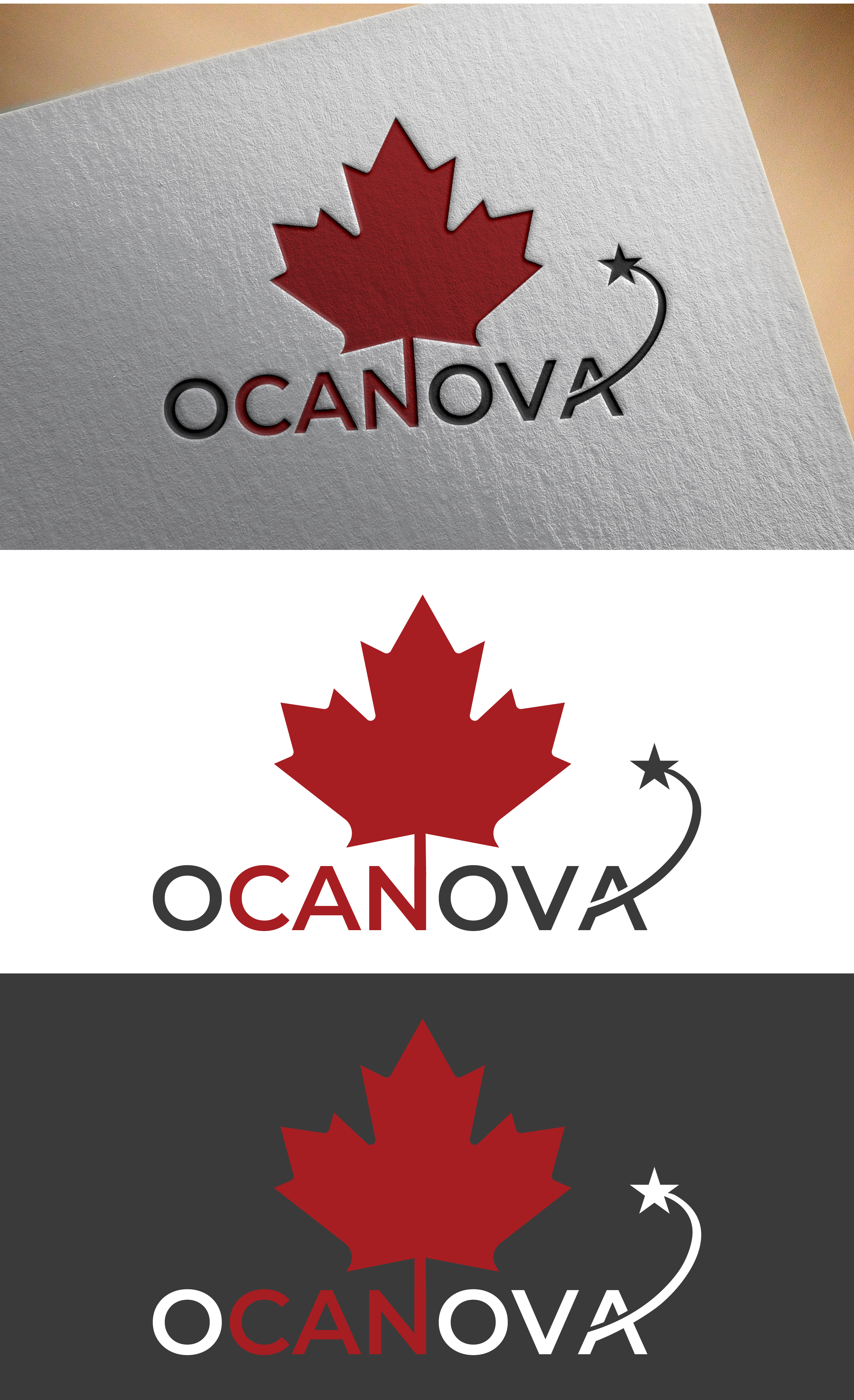 Logo Design by AKTech for Ocanova Inc | Design #36145266
