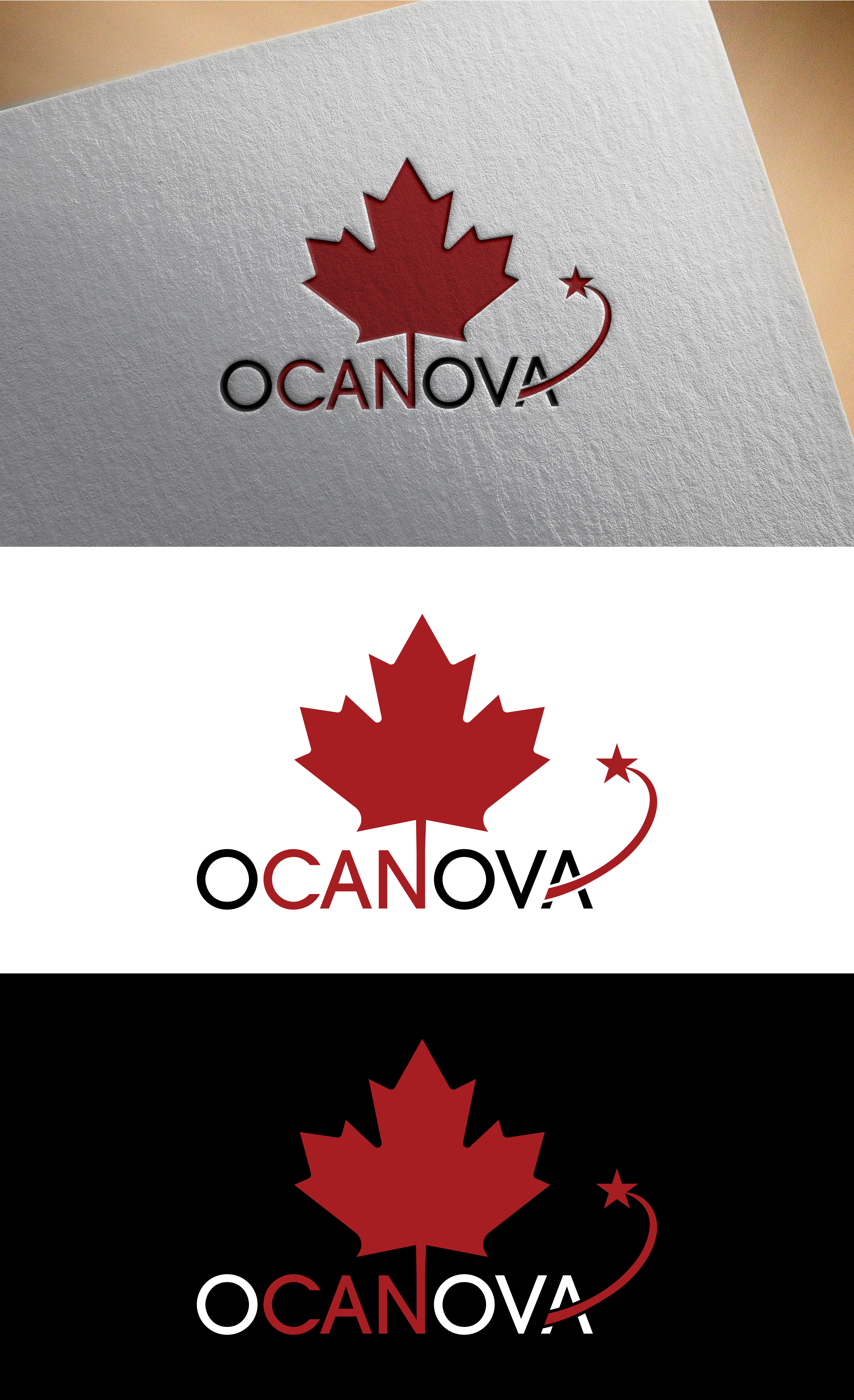 Logo Design by AKTech for Ocanova Inc | Design #36146095