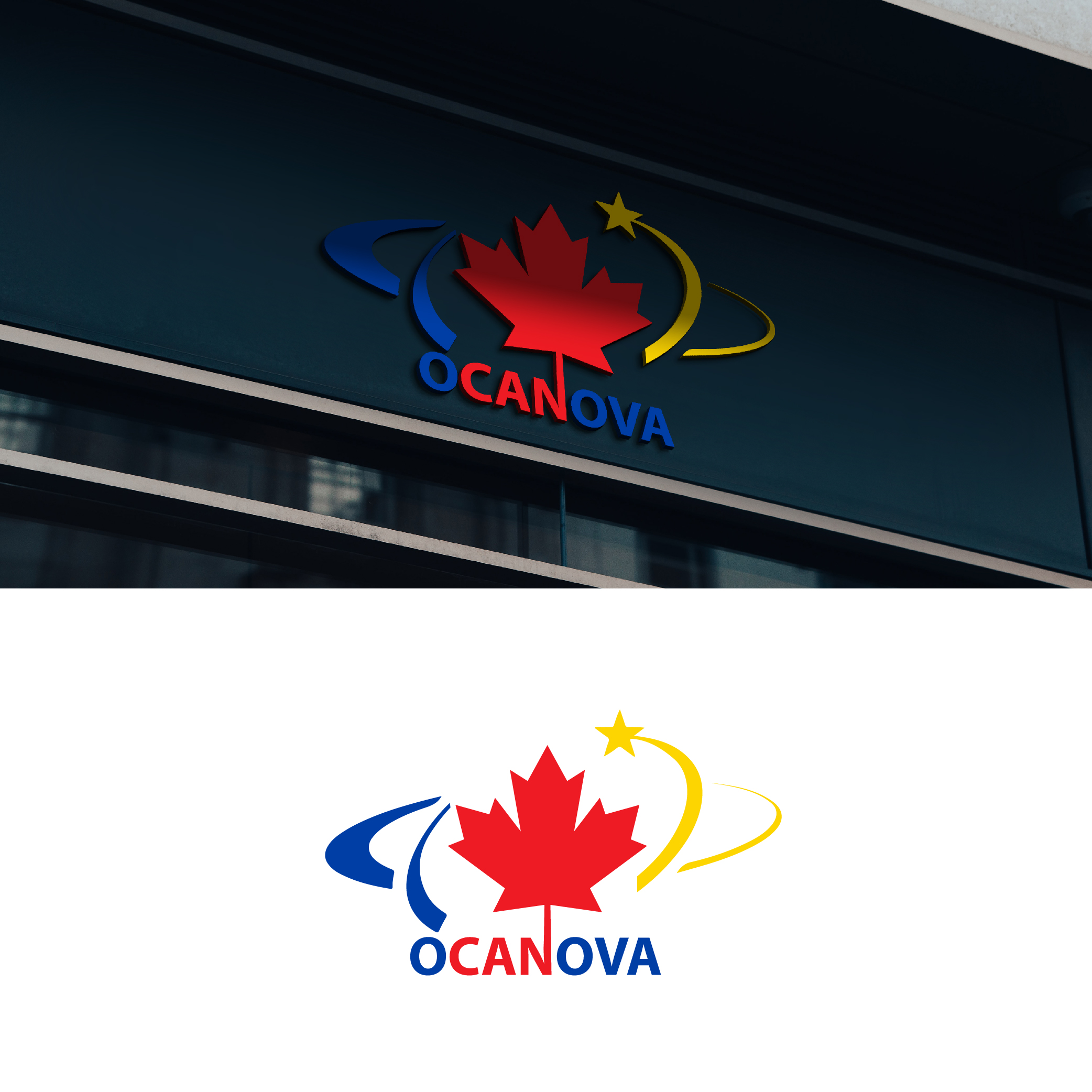 Logo Design by CrewType for Ocanova Inc | Design #36143492