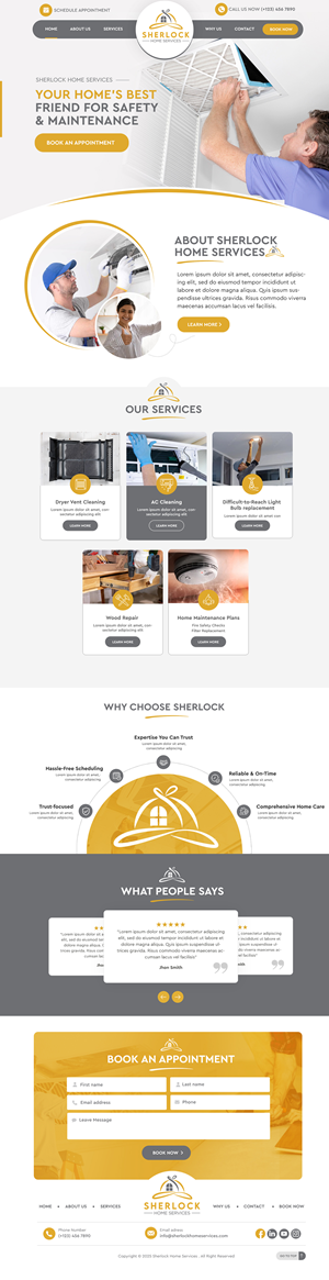 Wix-Design von Blue Sparrow für dieses Projekt | Design: #36144307