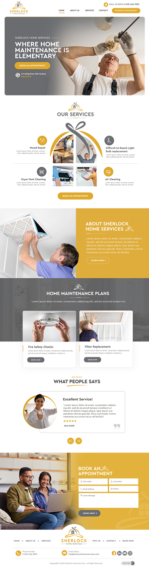 Wix-Design von Blue Sparrow für dieses Projekt | Design: #36147374
