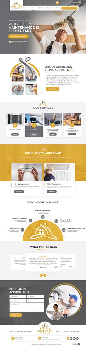 Wix-Design von Blue Sparrow für dieses Projekt | Design: #36147375