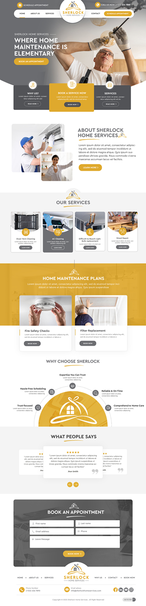 Wix-Design von Blue Sparrow für dieses Projekt | Design: #36147377