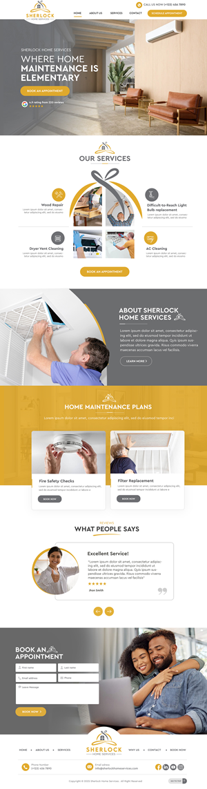 Wix-Design von Blue Sparrow für dieses Projekt | Design: #36147378