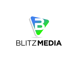 BLITZ MEDIA LOGO AND WORD MARK