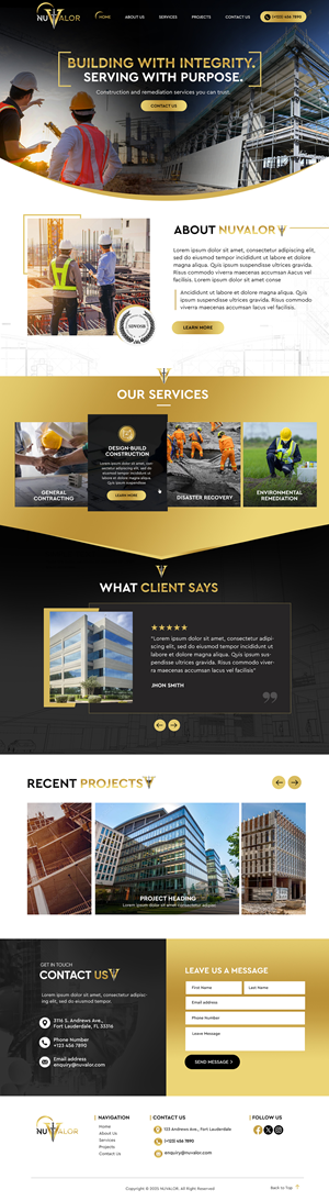 Web Design by Blue Sparrow for this project | Design: #36157807