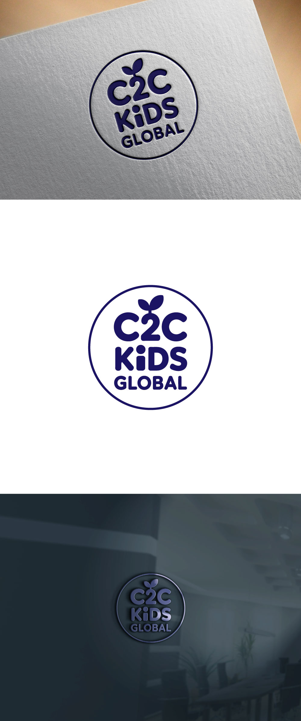 Logo Design by KING JM for C2C Kids Global  | Design #36150654