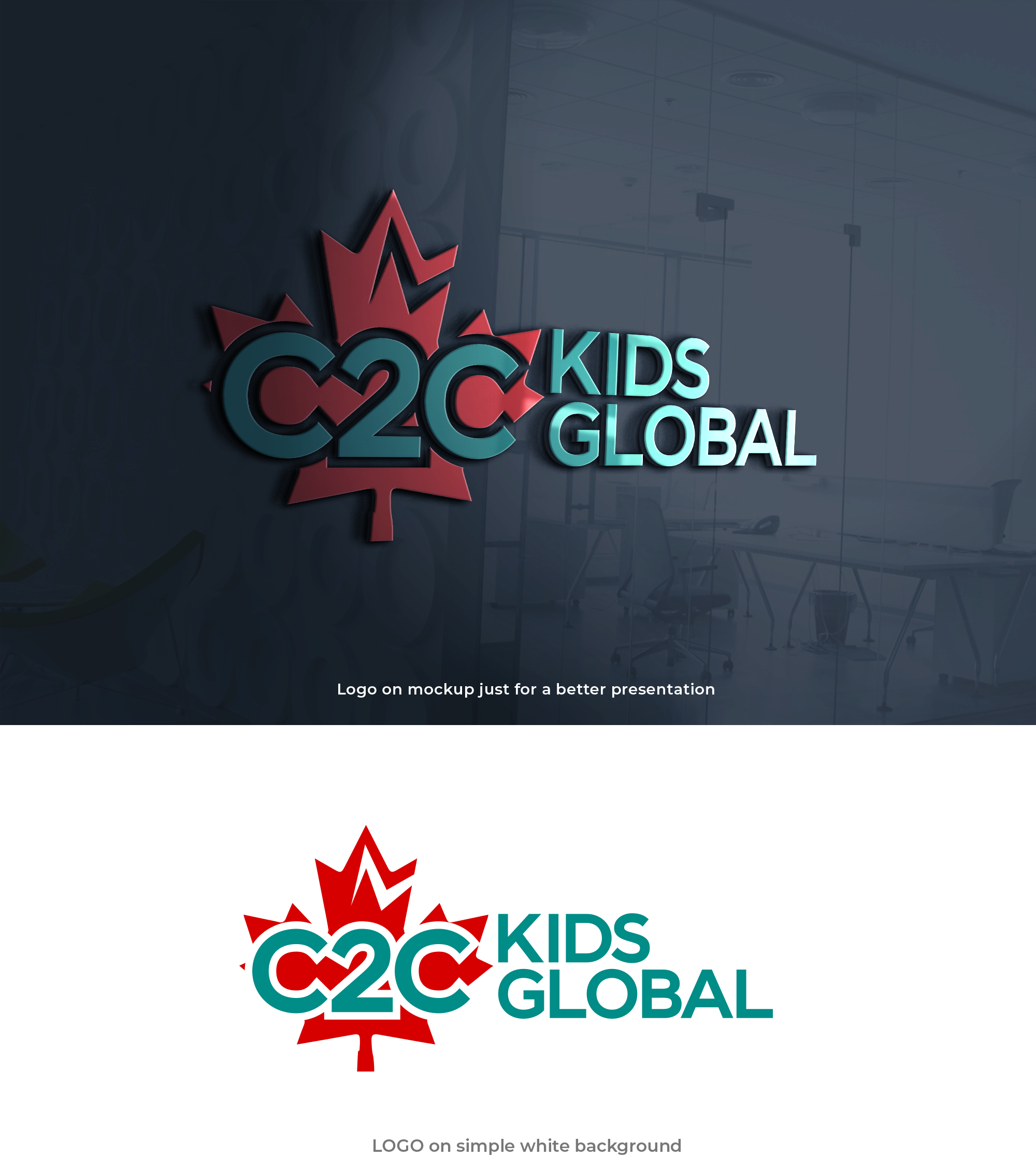 Logo Design by Asad Shaikh for C2C Kids Global  | Design #36150607