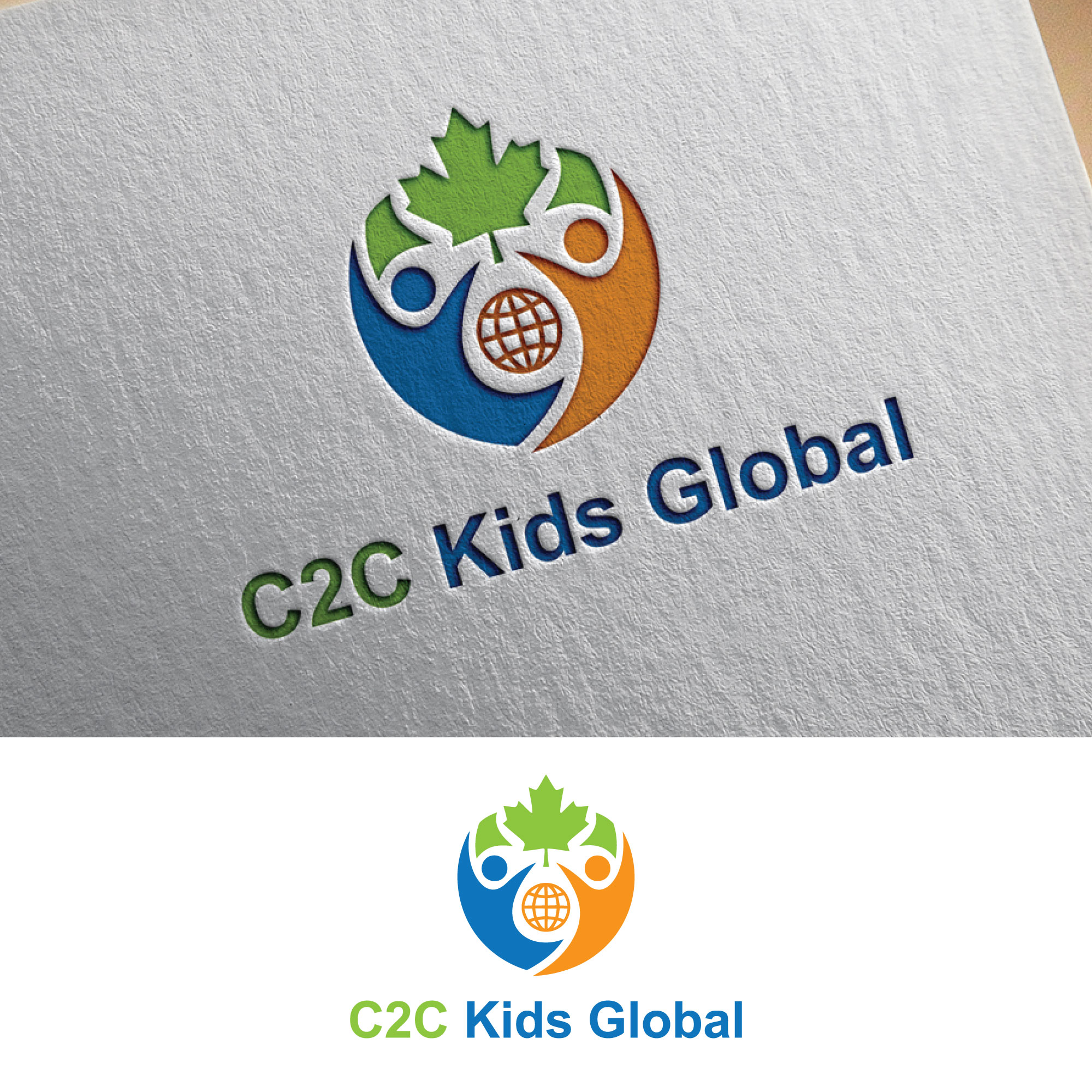 Logo Design by bute for C2C Kids Global  | Design #36168321