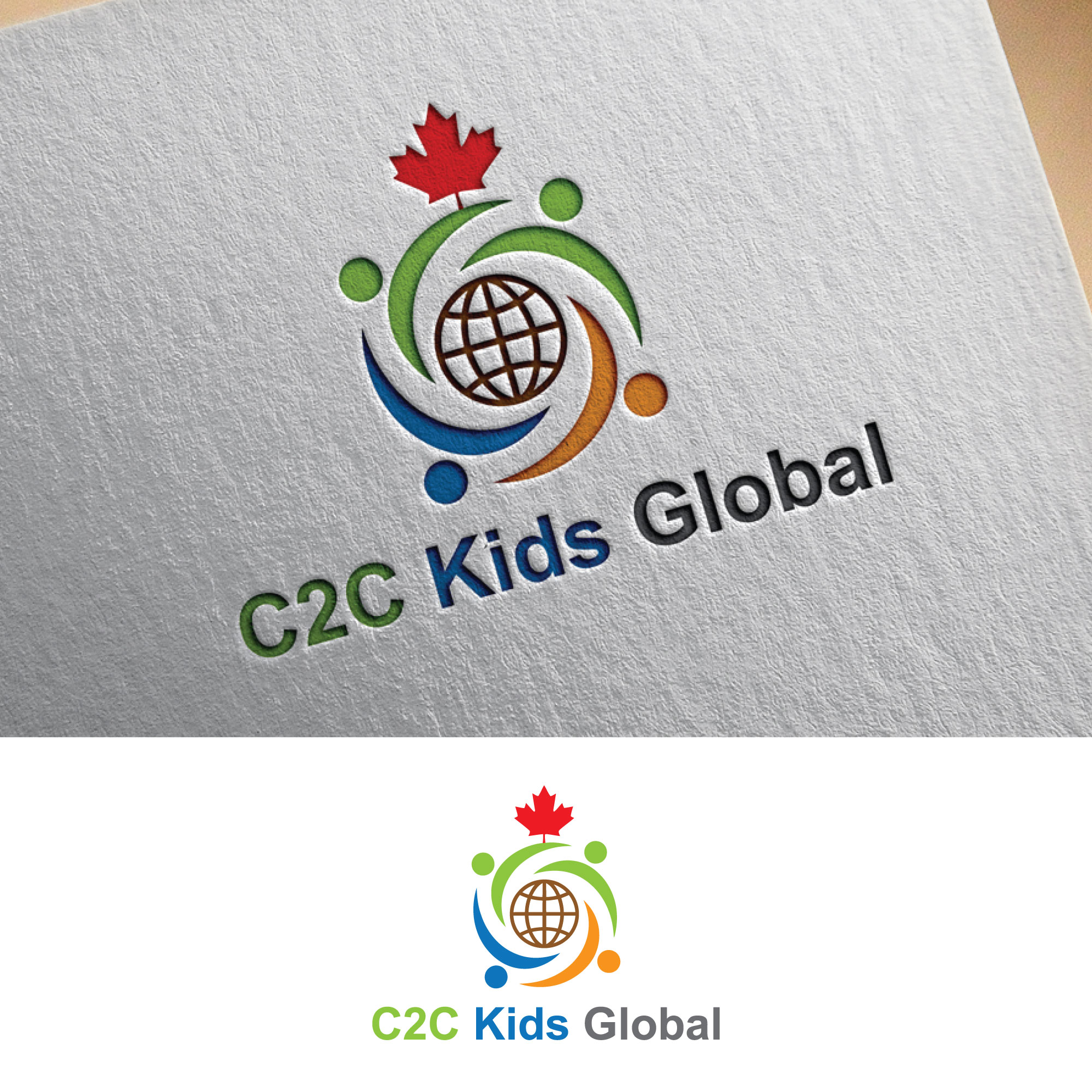 Logo Design by bute for C2C Kids Global  | Design #36168322
