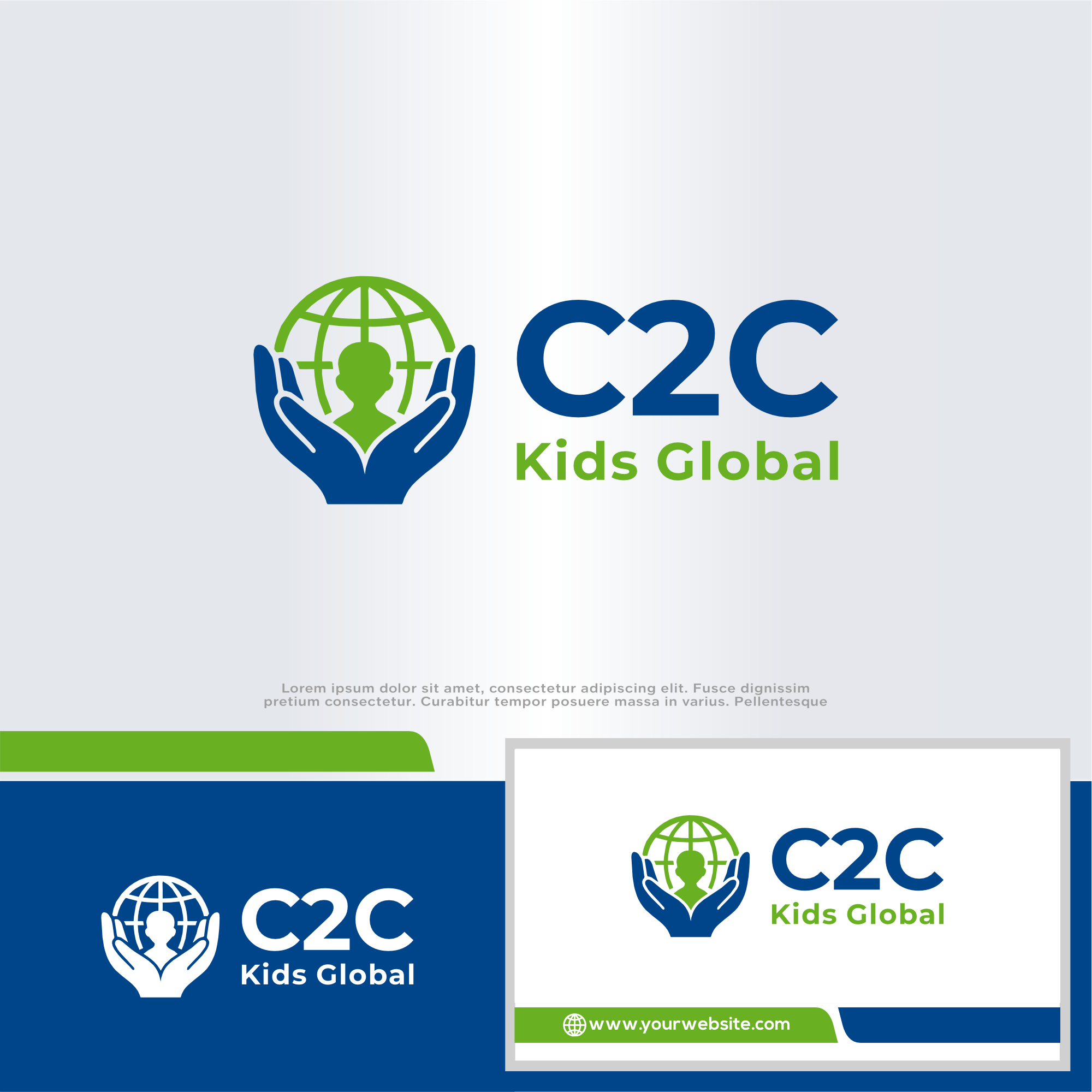 Logo Design by win it for C2C Kids Global  | Design #36149610