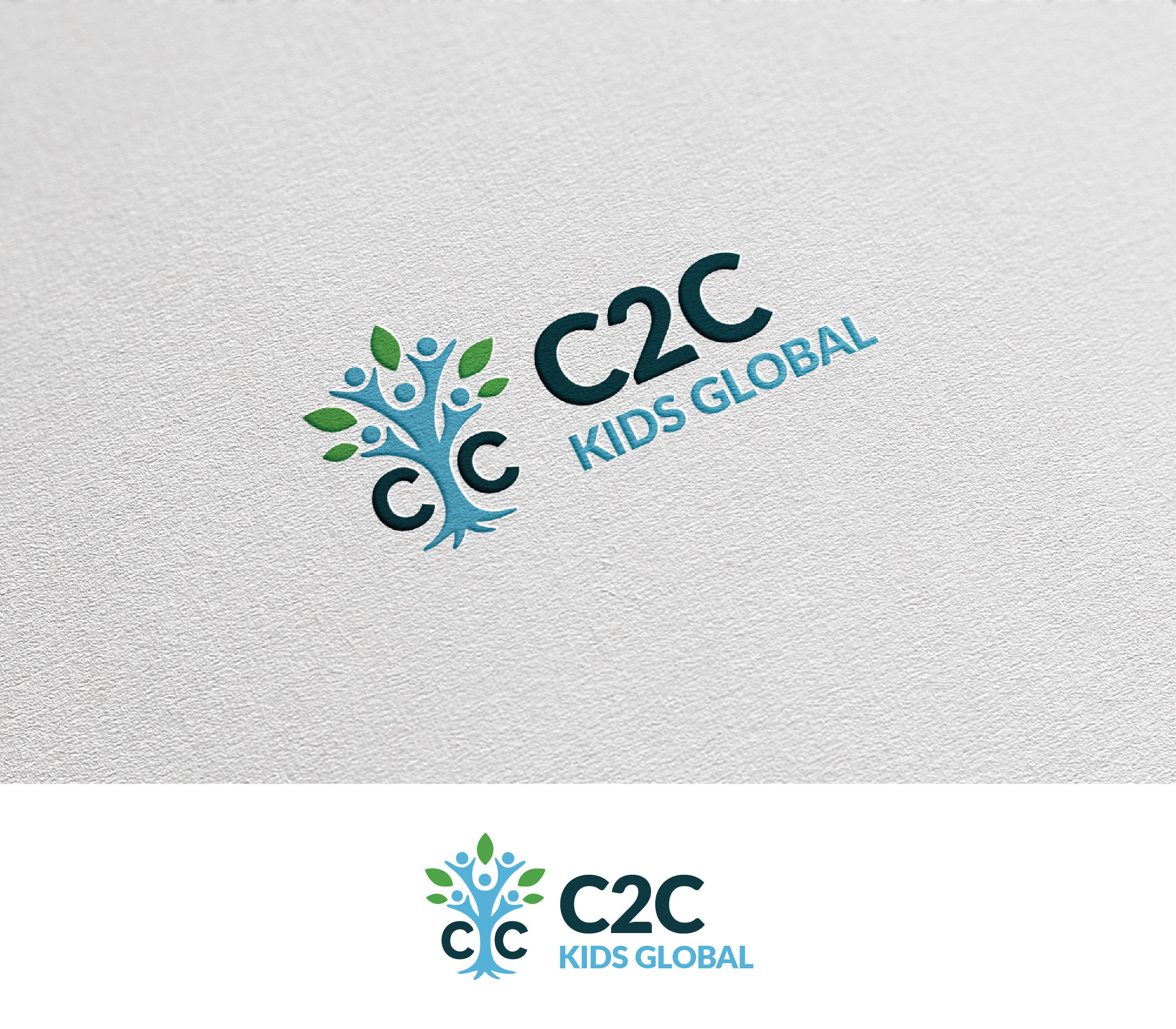 Logo Design by Afsana_Hoque for C2C Kids Global  | Design #36153921