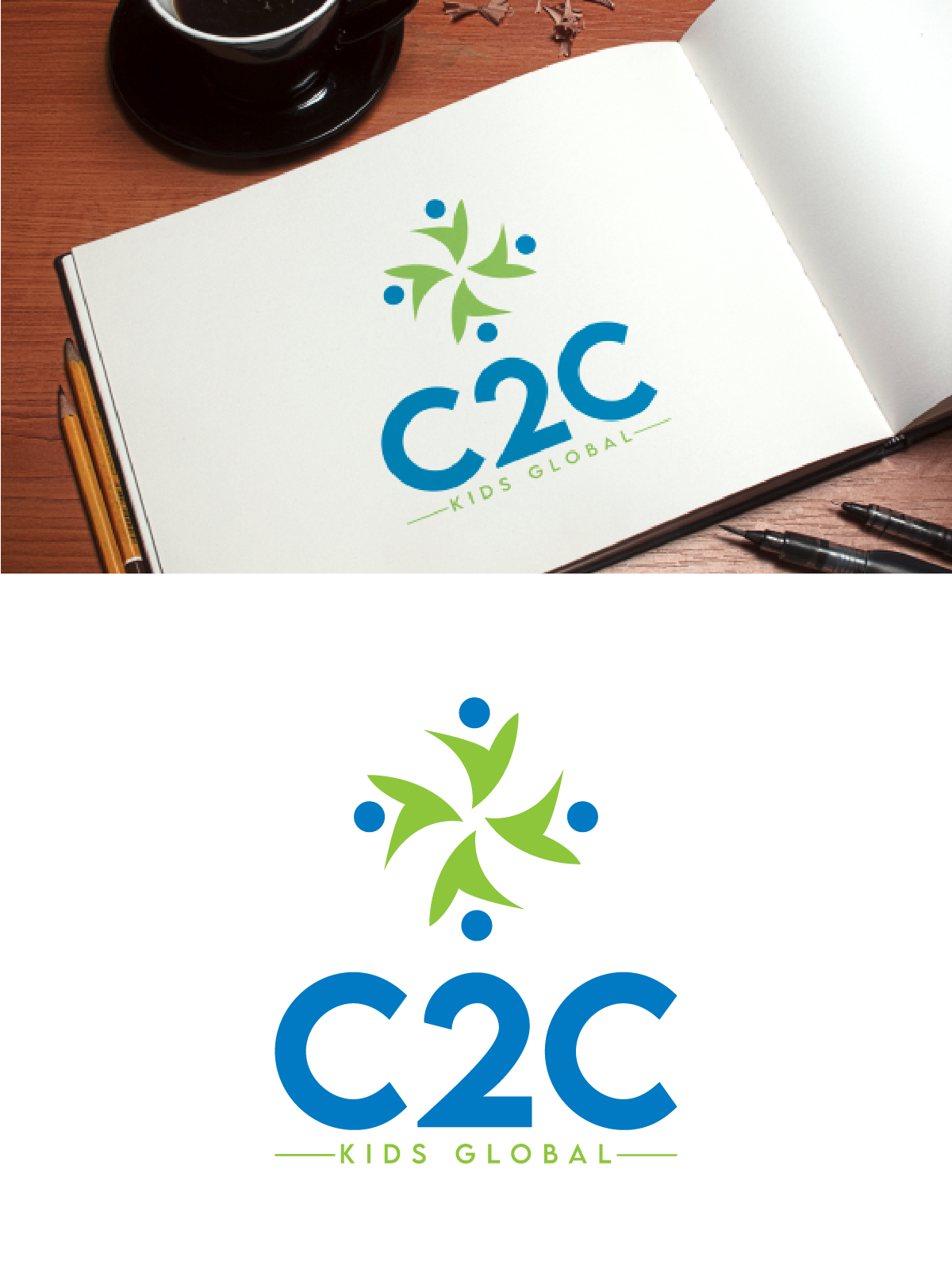 Logo-Design von fly  design für C2C Kids Global  | Design #36163077
