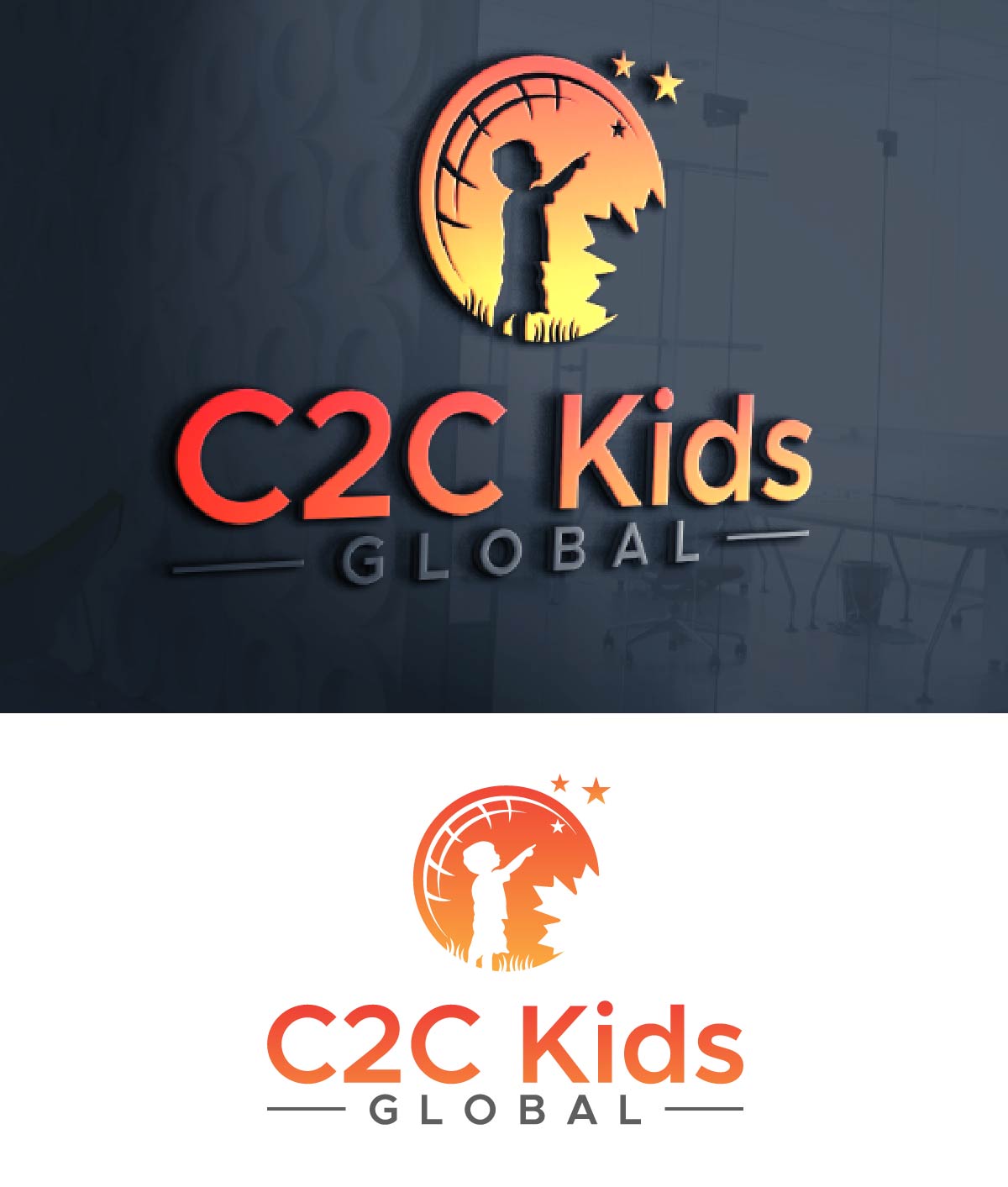Diseño de Logo por fly  design para C2C Kids Global  | Diseño #36163184