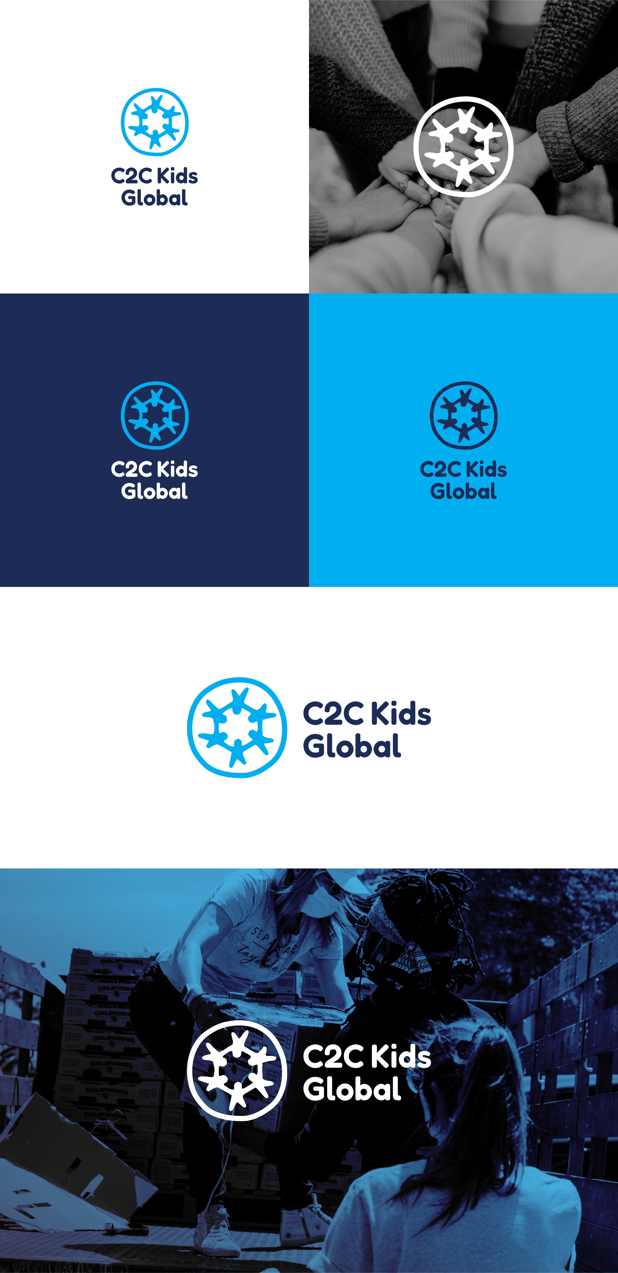 Logo Design by bazheet for C2C Kids Global  | Design #36156105