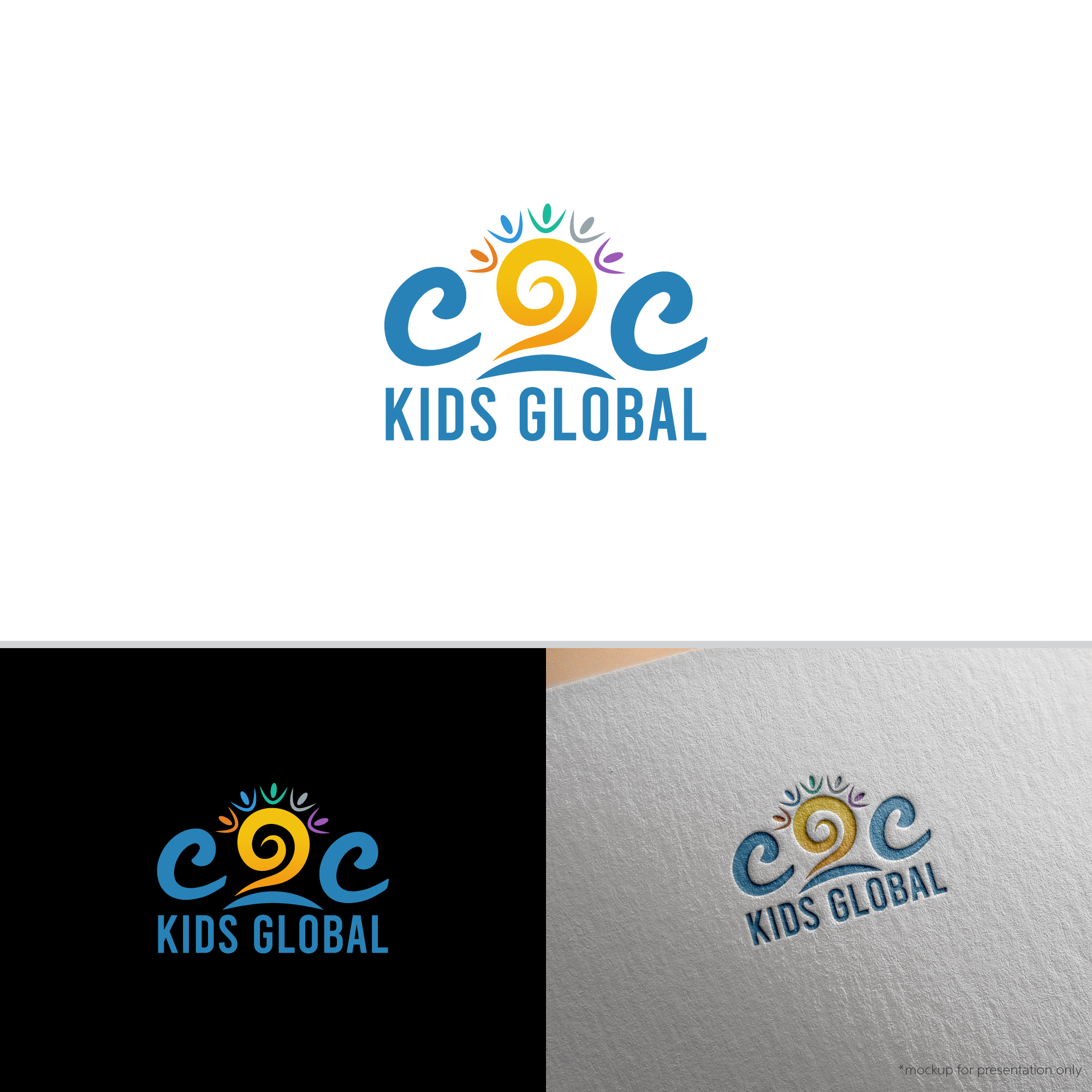 Logo Design by Arjuna Design for C2C Kids Global  | Design #36159903