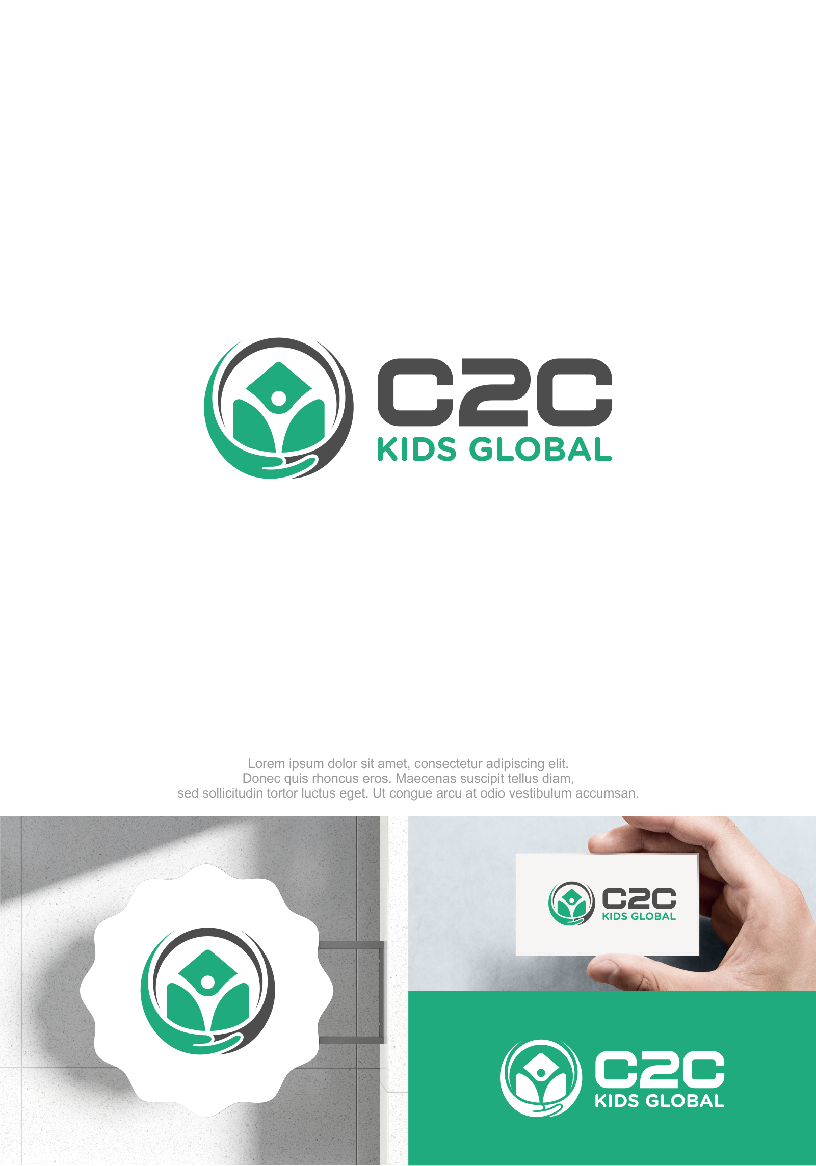 Logo Design by M.Syaiful Huda for C2C Kids Global  | Design #36149132