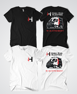 T-shirt Design by Rheanza for High End Electric | Design: #36154971
