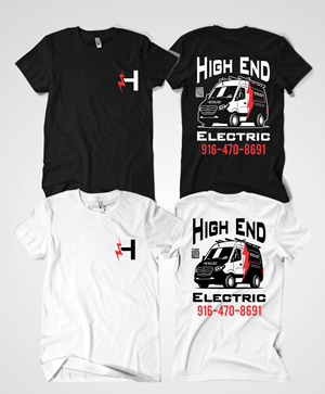 T-shirt Design by Rheanza for High End Electric | Design: #36157321