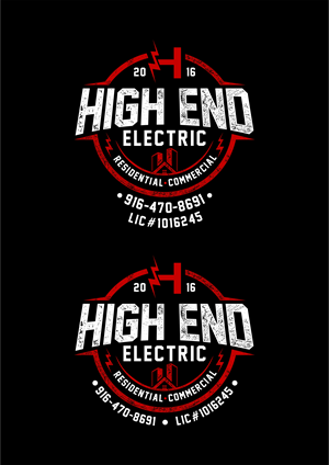 T-shirt Design by guruntool for High End Electric | Design: #36206602