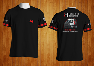 T-shirt Design by MangkuJiwo for High End Electric | Design #36154587