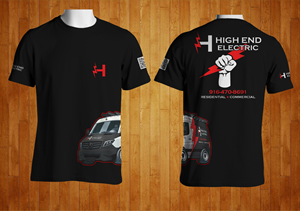 T-shirt Design by MangkuJiwo for High End Electric | Design: #36155085