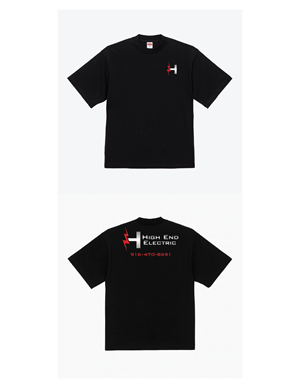 T-shirt Design by Filo F for High End Electric | Design: #36153208