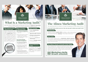 Design de Flyer par MarkoE pour Alinea Growth, LLC | Design #36172568