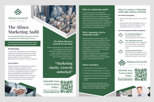 Design de Flyer par designcircle pour Alinea Growth, LLC | Design : #36179324