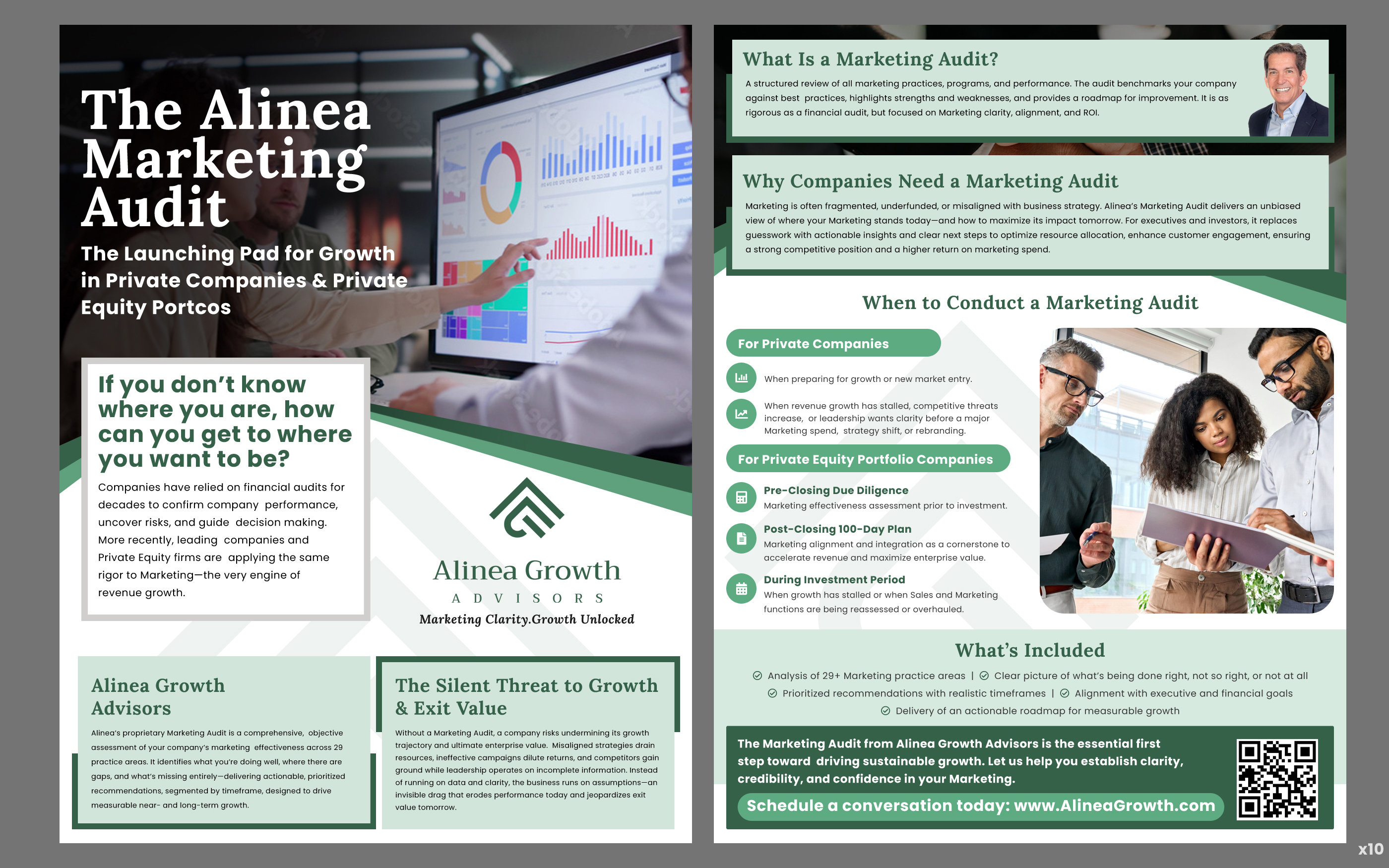 Flyer Design by pb for Alinea Growth, LLC | Design #36174753