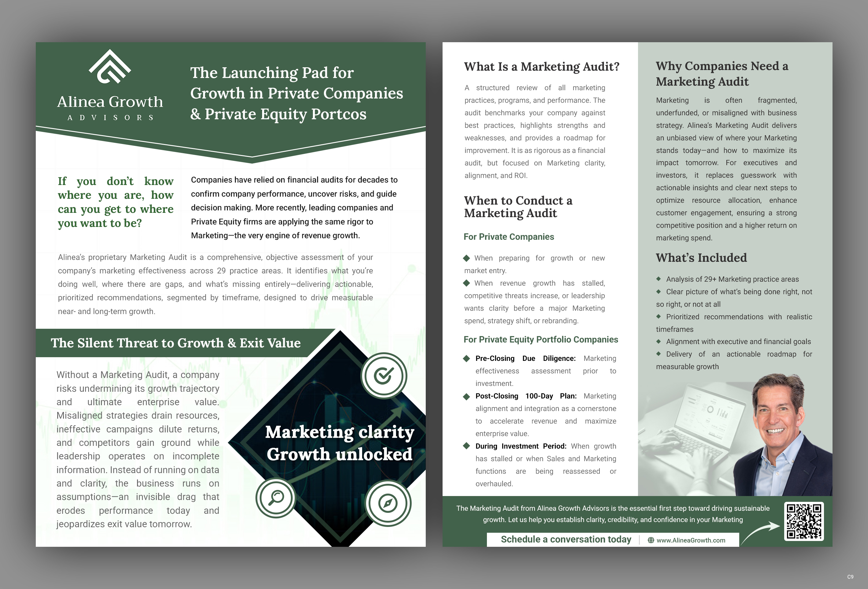 Design de Flyer par pb pour Alinea Growth, LLC | Design #36181507