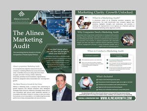 Design de Flyer par Creations Box 2015 pour Alinea Growth, LLC | Design : #36163264
