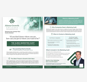 Design de Flyer par DA. pour Alinea Growth, LLC | Design : #36170624