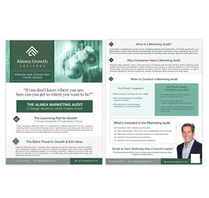 Design de Flyer par DA. pour Alinea Growth, LLC | Design : #36171882