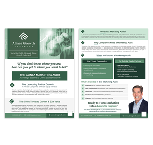 Design de Flyer par DA. pour Alinea Growth, LLC | Design #36183440