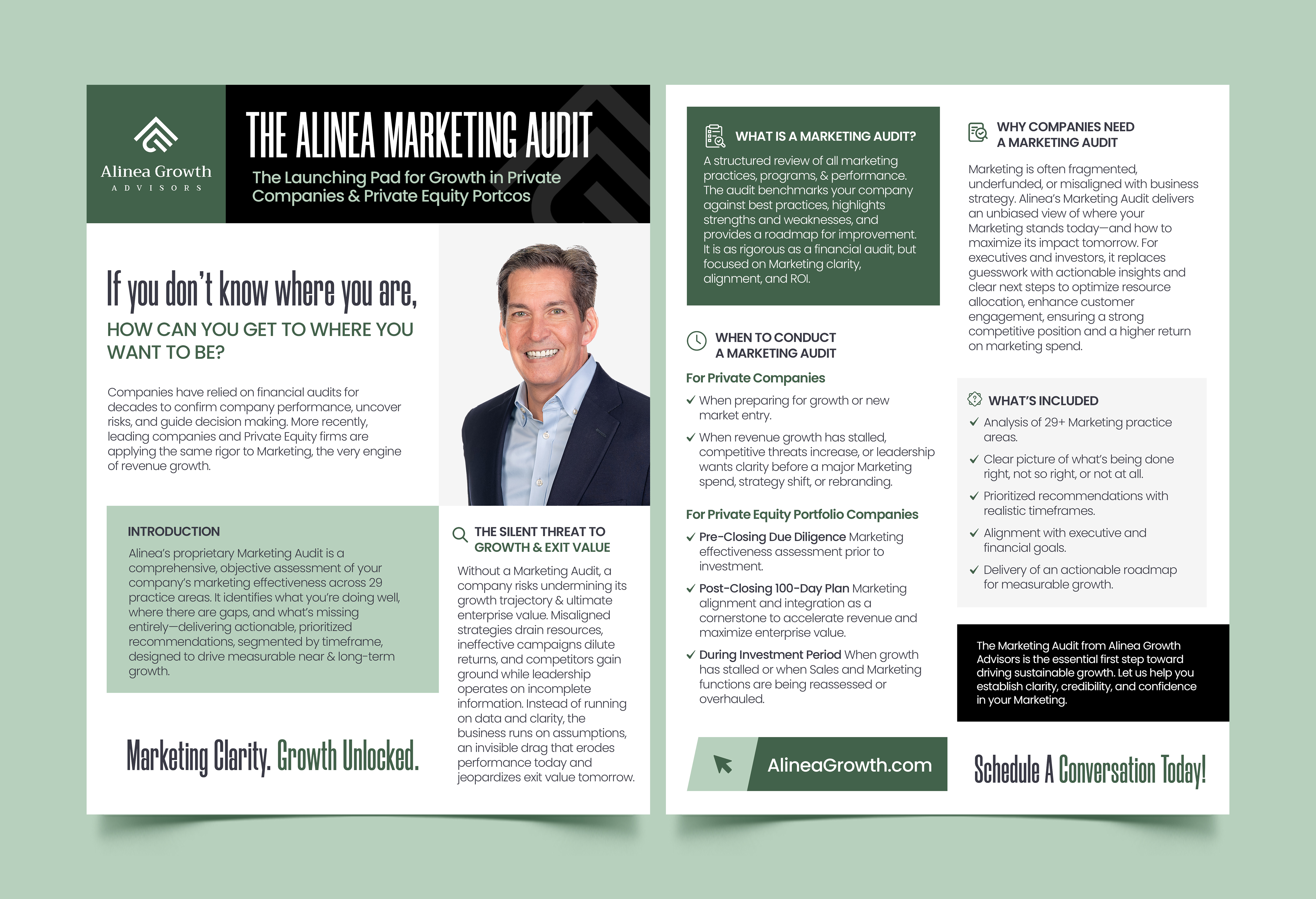Flyer Design by Graphic Guy for Alinea Growth, LLC | Design #36172314