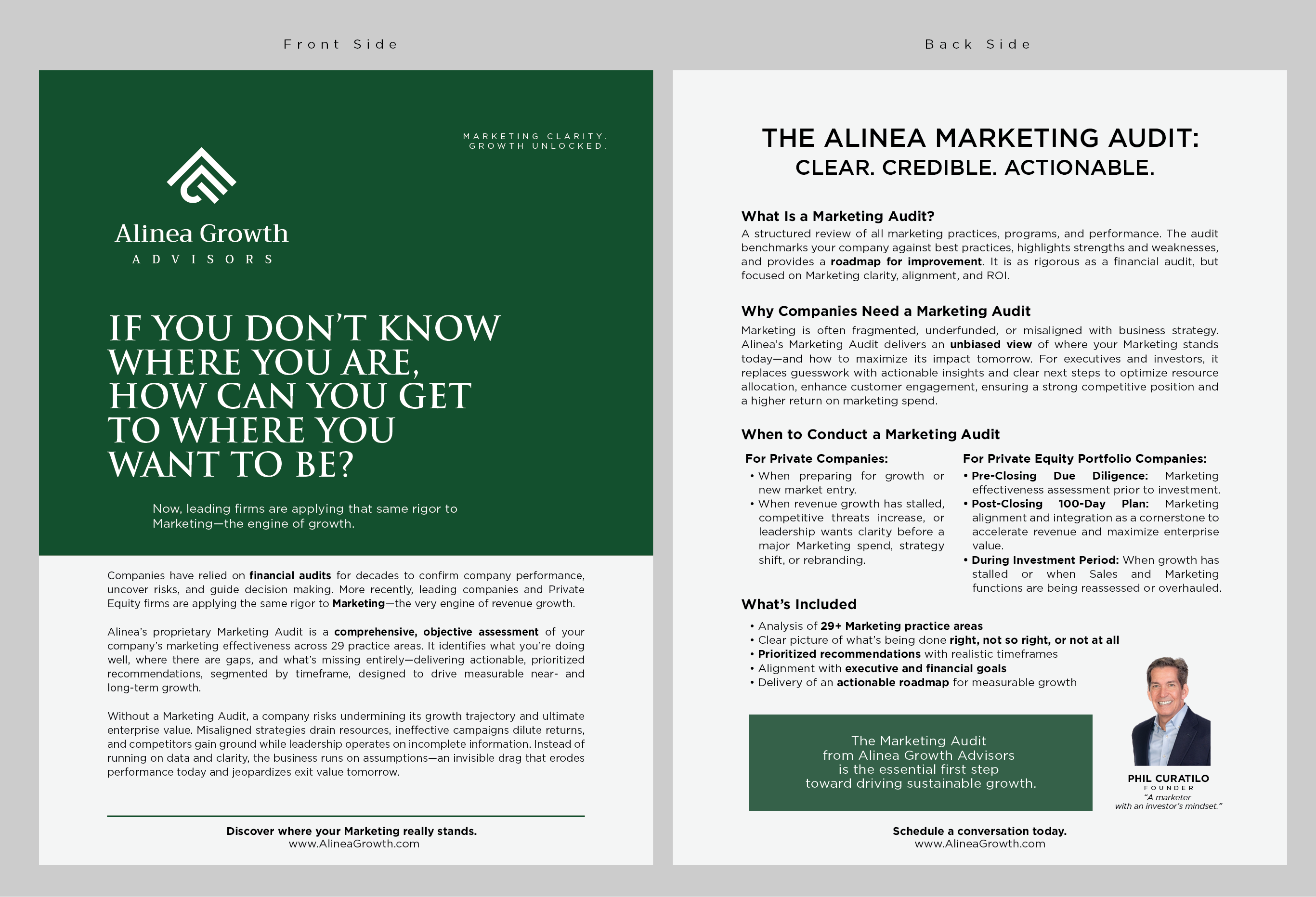 Design de Flyer par BerhasilKabeh pour Alinea Growth, LLC | Design #36187326