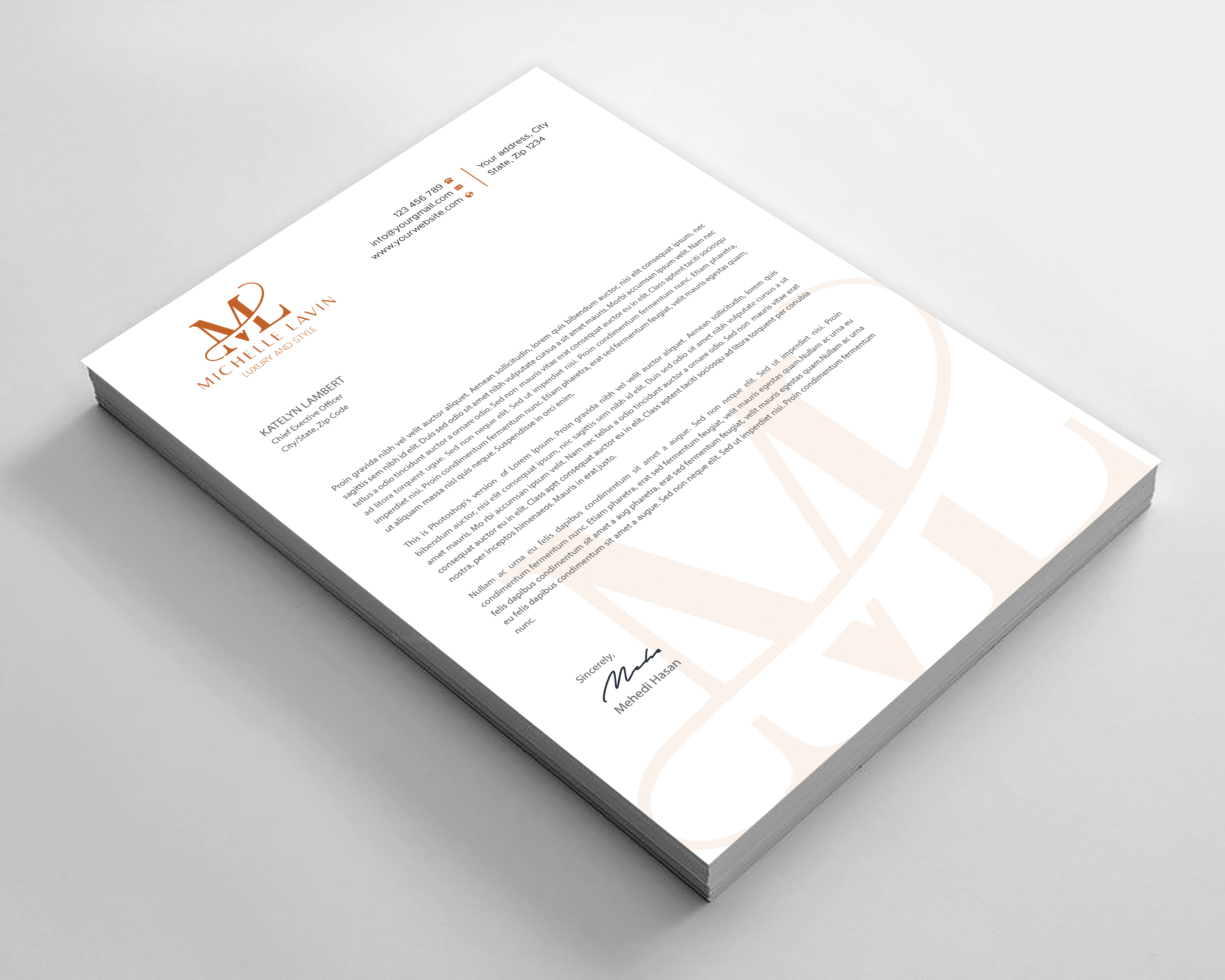 Letterhead Design by Expert Bappy for Sidecar | Design #36170957